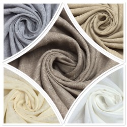 King V--1 Wholesale Decorative Raw Linen Tulle Curtain Fabrics Living Room and Bedroom Curtains 6 Models 60% Cotton 40% Polyester