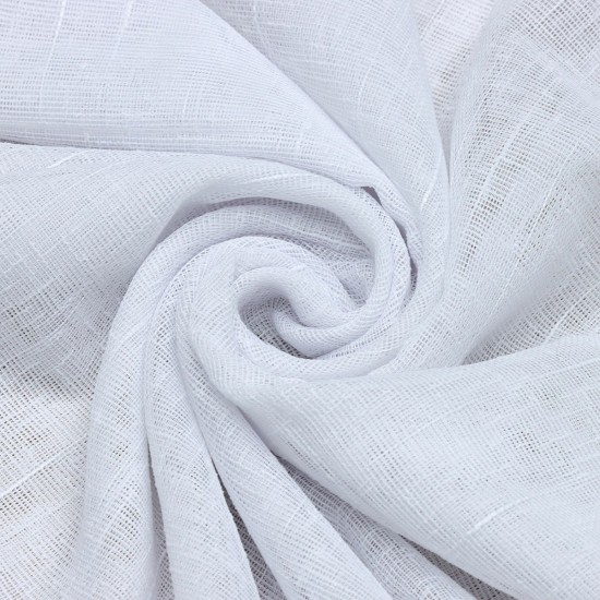 Barbara V--1011 Wholesale Linen Tulle Curtain Fabrics Living Room and Bedroom Curtains 3 Models 100% Polyester