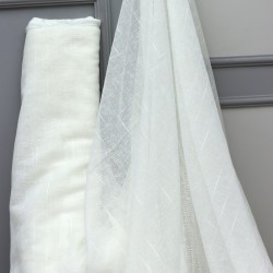 Barbara V-1021 Wholesale Linen Tulle Curtain Fabrics Living Room and Bedroom Curtains 3 Models 100% Polyester