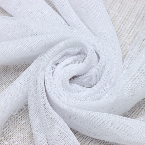 Patricia V--1011 Wholesale Linen Tulle Curtain Fabrics Living Room and Bedroom Curtains 3 Models 100% Polyester