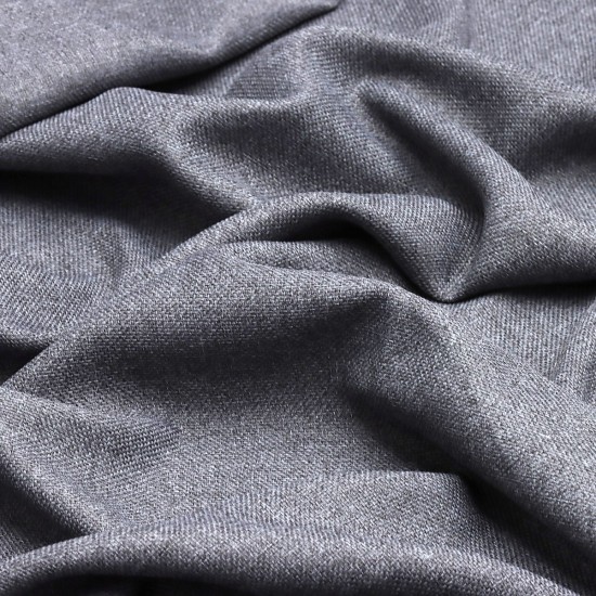 Cecilion V-22 Wholesale Linen Plain Dobby Woven Backdrop Curtain Fabrics Living Room and Bedroom Curtains 21 Models 100% Polyester