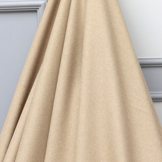 Cecilion V-4 Wholesale Linen Plain Dobby Woven Backdrop Curtain Fabrics Living Room and Bedroom Curtains 21 Models 100% Polyester