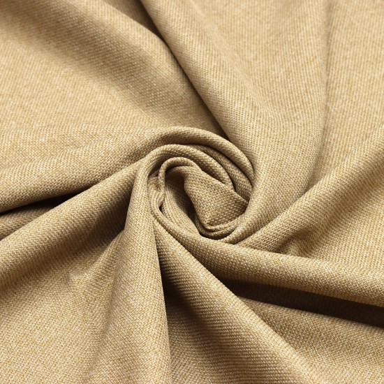 Cecilion V-8 Wholesale Linen Plain Dobby Woven Backdrop Curtain Fabrics Living Room and Bedroom Curtains 21 Models 100% Polyester