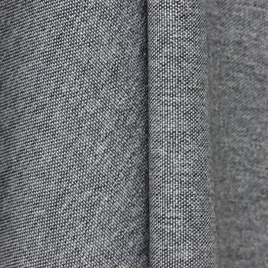 Carmilla V-40 Wholesale Linen Flat Dobby Weave Background Curtain Fabrics Living Room and Bedroom Curtains 21 Models 100% Polyester