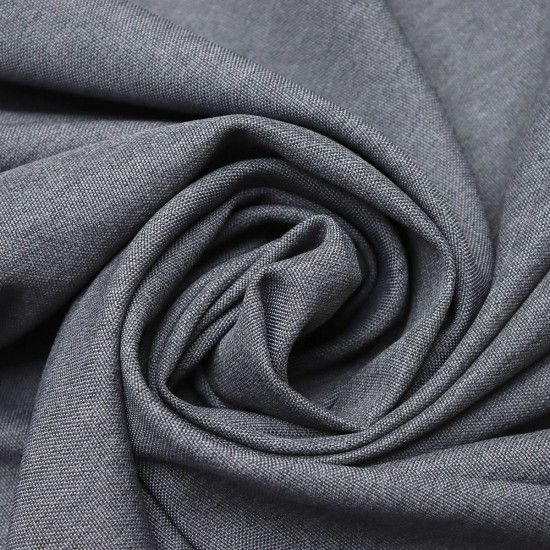 Carmilla V-48 Wholesale Linen Flat Dobby Weave Background Curtain Fabrics Living Room and Bedroom Curtains 21 Models 100% Polyester