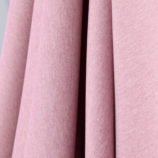 Carmilla V-52 Wholesale Linen Flat Dobby Weave Background Curtain Fabrics Living Room and Bedroom Curtains 21 Models 100% Polyester