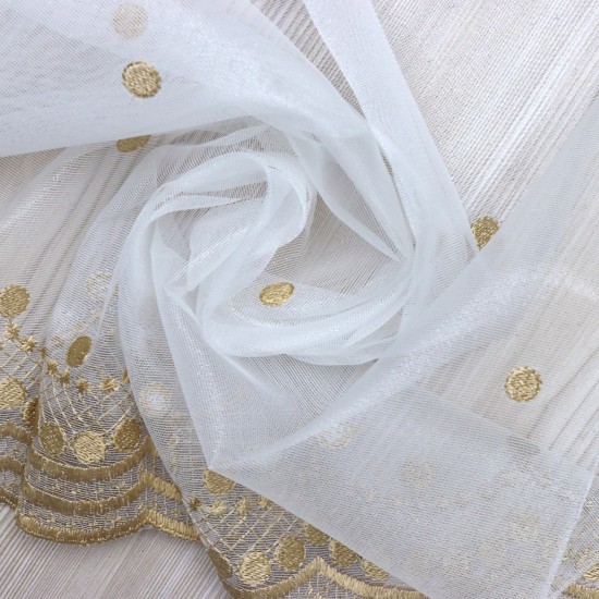 8124 V-3 Wholesale Lacy Tulle Curtain Fabrics Living Room and Bedroom Curtains 100% Polyester 6 Models