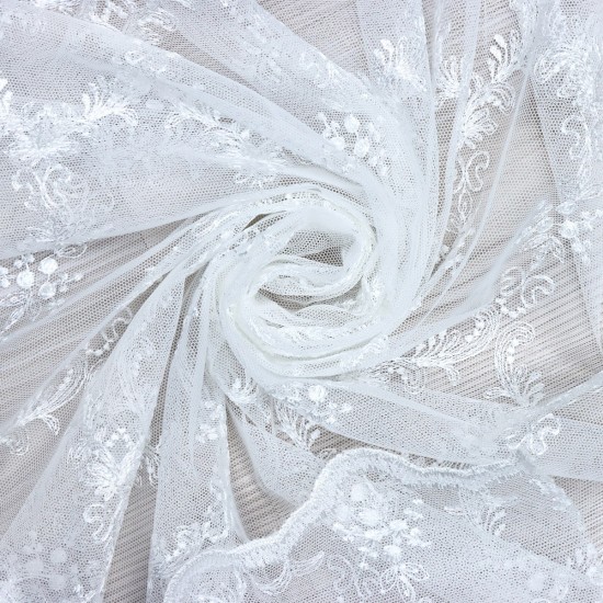 8134 V-10 Wholesale Lacy Tulle Curtain Fabrics Living Room and Bedroom Curtains 100% Polyester 6 Models