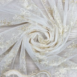 8134 V-11 Wholesale Lacy Tulle Curtain Fabrics Living Room and Bedroom Curtains 100% Polyester 6 Models