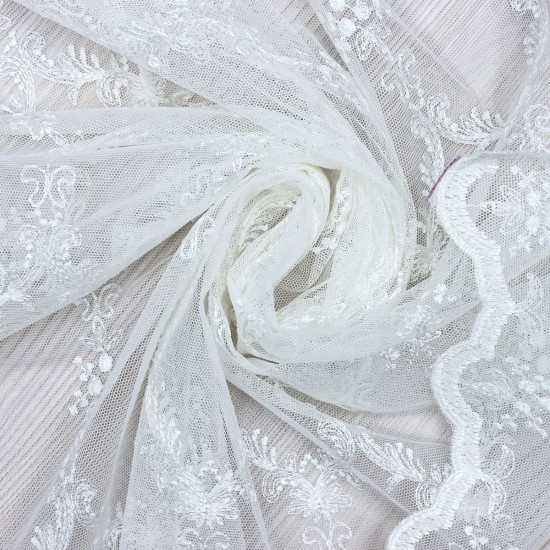 8134 V-13 Wholesale Lacy Tulle Curtain Fabrics Living Room and Bedroom Curtains 100% Polyester 6 Models