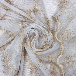 8134 V-15 Wholesale Lacy Tulle Curtain Fabrics Living Room and Bedroom Curtains 100% Polyester 6 Models