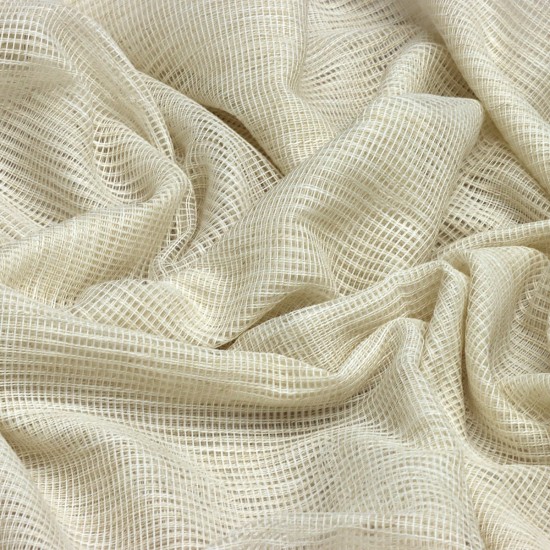 Daisy V-4317 Wholesale Linen Tulle Curtain Fabrics Living Room and Bedroom Curtains 2 Models 100% Polyester