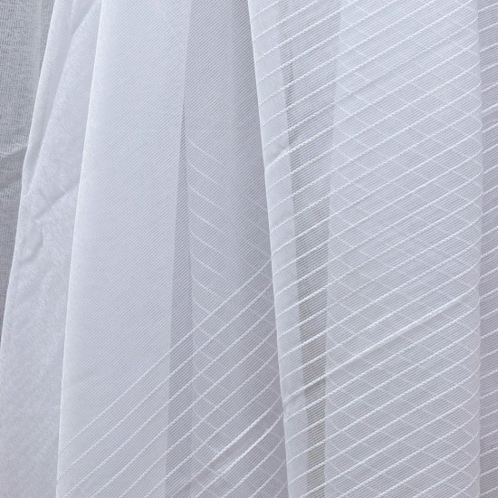 Dekor V--503 Wholesale Linen Tulle Curtain Fabrics Living Room and Bedroom Curtains 3 Models 100% Polyester
