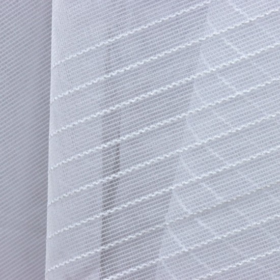 Dekor V--503 Wholesale Linen Tulle Curtain Fabrics Living Room and Bedroom Curtains 3 Models 100% Polyester