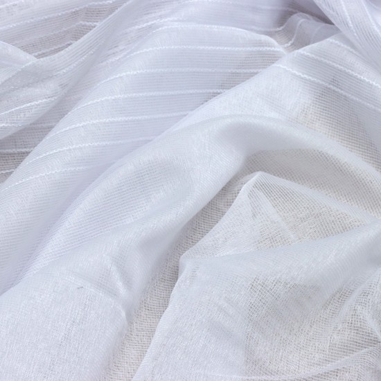 Dekor V--503 Wholesale Linen Tulle Curtain Fabrics Living Room and Bedroom Curtains 3 Models 100% Polyester