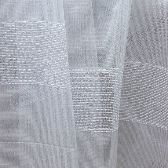 Dekoryum V--844 Wholesale Linen Tulle Curtain Fabrics Living Room and Bedroom Curtains 3 Models 100% Polyester
