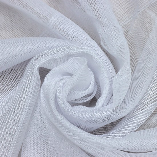 Dekoryum V--844 Wholesale Linen Tulle Curtain Fabrics Living Room and Bedroom Curtains 3 Models 100% Polyester