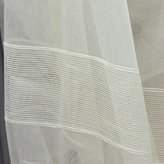 Dekoryum V-866 Wholesale Linen Tulle Curtain Fabrics Living Room and Bedroom Curtains 3 Models 100% Polyester