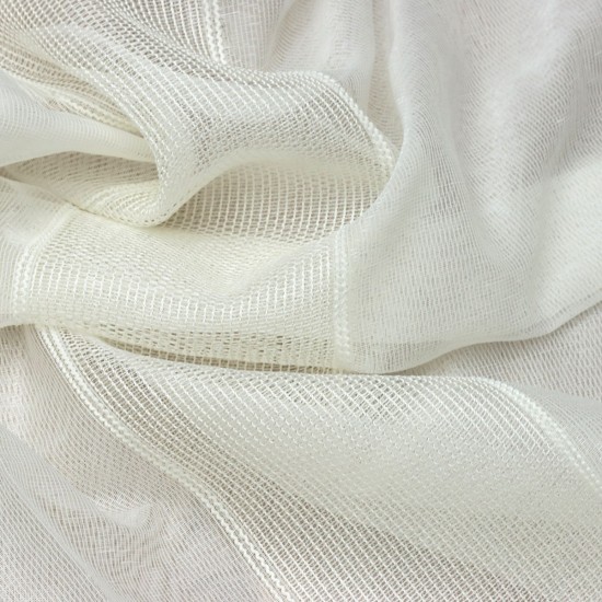 Dekoryum V-866 Wholesale Linen Tulle Curtain Fabrics Living Room and Bedroom Curtains 3 Models 100% Polyester