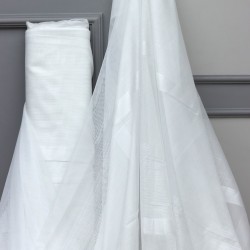 Lace V-33 Wholesale Linen Tulle Curtain Fabrics Living Room and Bedroom Curtains 5 Models 100% Polyester