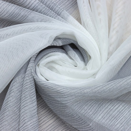 Lace V-39 Wholesale Linen Tulle Curtain Fabrics Living Room and Bedroom Curtains 5 Models 100% Polyester