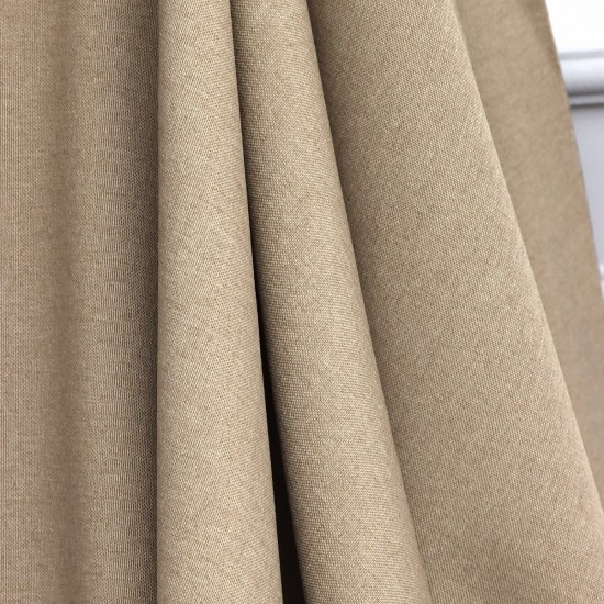 Elvisa V-906 Wholesale Plain Dobby Woven Background Curtain Fabrics Living Room and Bedroom Curtains 32 Models 30% Linen 70% Polyester