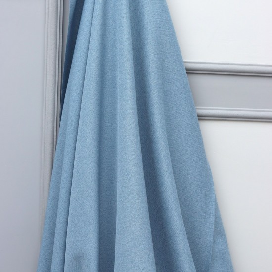 Elvisa V-924 Wholesale Plain Dobby Woven Background Curtain Fabrics Living Room and Bedroom Curtains 32 Models 30% Linen 70% Polyester