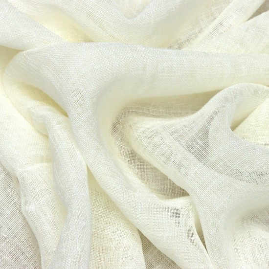 Folded V-347 Wholesale Linen Tulle Curtain Fabrics Living Room and Bedroom Curtains 6 Models 100% Polyester