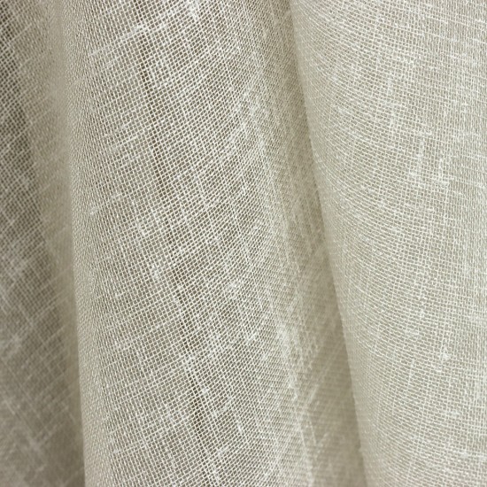 Folded V-384 Wholesale Linen Tulle Curtain Fabrics Living Room and Bedroom Curtains 6 Models 100% Polyester