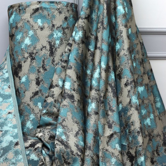 Kamufle V-40 Wholesale Jacquard Background  Curtain Fabrics Living Room and Bedroom Curtains 10 Models 100% Polyester