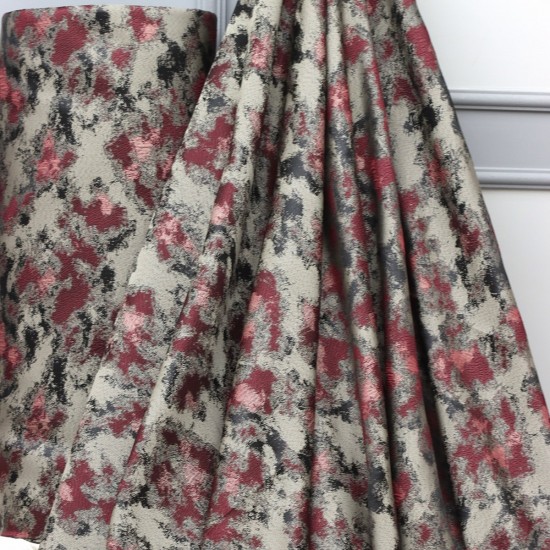 Kamufle V-5 Wholesale Jacquard Background  Curtain Fabrics Living Room and Bedroom Curtains 10 Models 100% Polyester