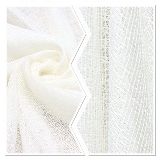 Mrt 700 V-1 Wholesale Linen Tulle Curtain Fabrics Living Room and Bedroom Curtains 100% Polyester