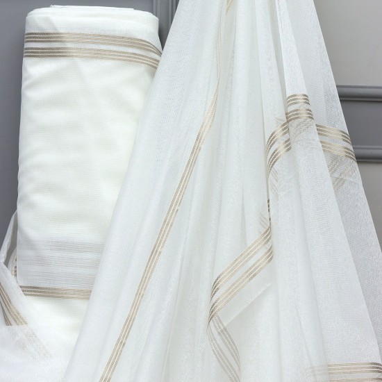 Optimum V-778 Wholesale Linen Tulle Curtain Fabrics Living Room and Bedroom Curtains 5 Models 100% Polyester