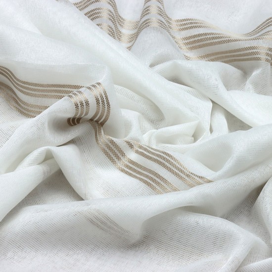 Optimum V-778 Wholesale Linen Tulle Curtain Fabrics Living Room and Bedroom Curtains 5 Models 100% Polyester