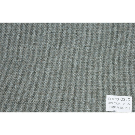 Oslo V-84 Wholesale Linen Blackout Background Curtain Fabrics Living Room and Bedroom Curtains 23 Models 100% Polyester