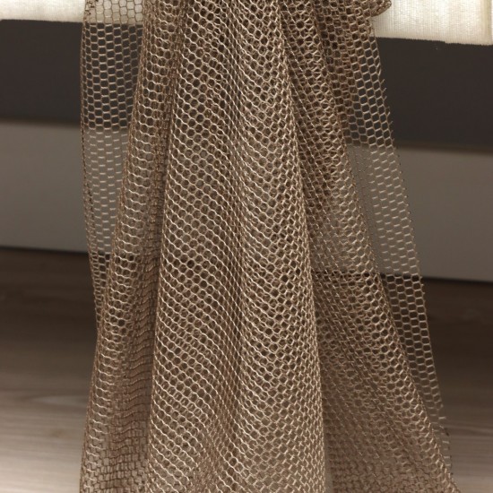 Petek File V-77 Wholesale Knitted Tulle Curtain Fabrics Living Room and Bedroom Curtains 22 Models 100% Polyester