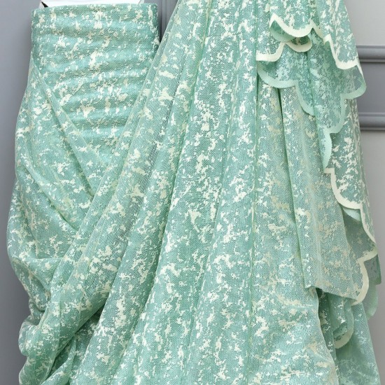 Wizzy V-20 Wholesale Raschel Cationic Knitting Tulle Curtain Fabrics Living Room and Bedroom Curtains 14 Models 100% Polyester