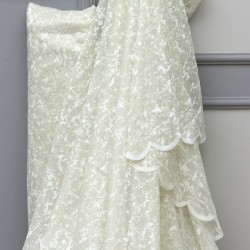 Wizzy V-7 Wholesale Raschel Cationic Knitting Tulle Curtain Fabrics Living Room and Bedroom Curtains 14 Models 100% Polyester