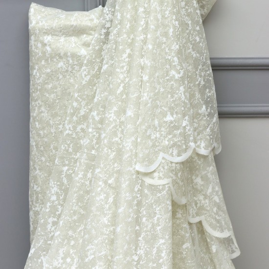 Wizzy V--7 Wholesale Raschel Cationic Knitting Tulle Curtain Fabrics Living Room and Bedroom Curtains 14 Models 100% Polyester