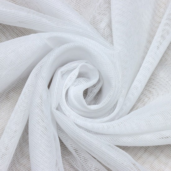 Serussa V-324 Wholesale Linen Tulle Curtain Fabrics Living Room and Bedroom Curtains 3 Models 100% Polyester