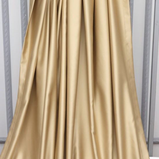 Blackout V-410 Wholesale Satin Blackout Background Curtain Fabrics Living Room and Bedroom Curtains 42 Model 100% Polyester