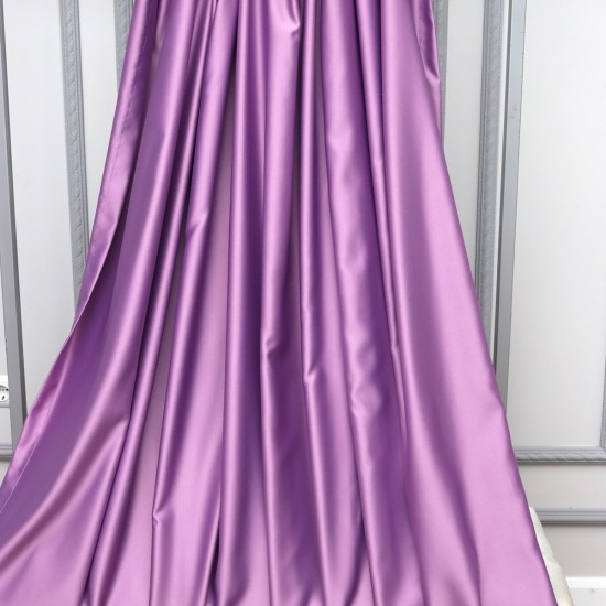 Blackout V-434 Wholesale Satin Blackout Background Curtain Fabrics Living Room and Bedroom Curtains 42 Model 100% Polyester