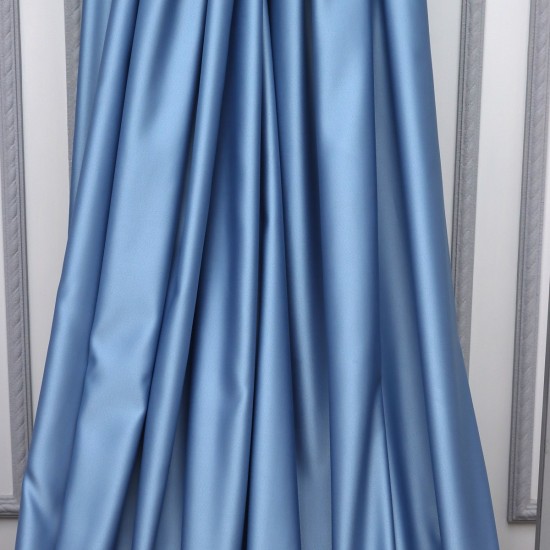 Blackout V-448 Wholesale Satin Blackout Background Curtain Fabrics Living Room and Bedroom Curtains 42 Model 100% Polyester
