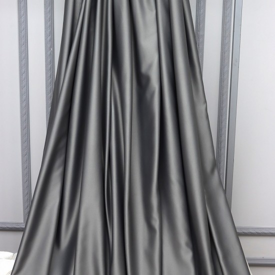 Blackout V-452 Wholesale Satin Blackout Background Curtain Fabrics Living Room and Bedroom Curtains 42 Model 100% Polyester