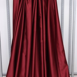 Blackout V-476 Wholesale Satin Blackout Background Curtain Fabrics Living Room and Bedroom Curtains 42 Model 100% Polyester