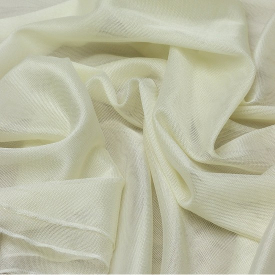 Buff  V-724 Wholesale Linen Tulle Curtain Fabrics Living Room and Bedroom Curtains 3 Models 100% Polyester