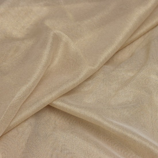 Buff  V-736 Wholesale Linen Tulle Curtain Fabrics Living Room and Bedroom Curtains 3 Models 100% Polyester