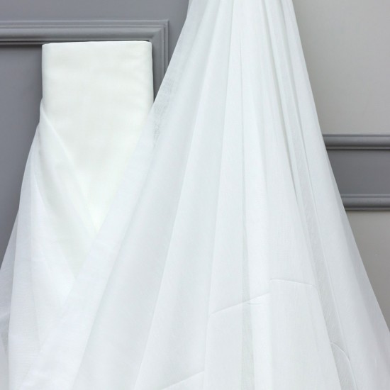 Cameron V--201 Wholesale Linen Tulle Curtain Fabrics Living Room and Bedroom Curtains 2 Models 100% Polyester