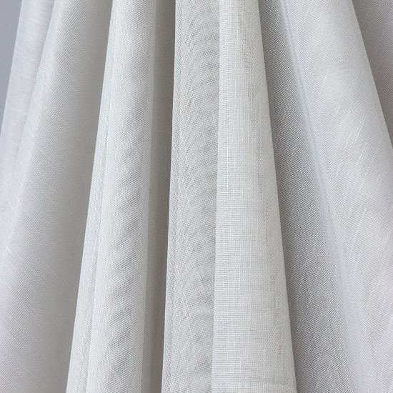 Crash V-24 Wholesale Crepe Knitted Linen Tulle Curtain Fabrics Living Room and Bedroom Curtains 6 Models 100% Polyester