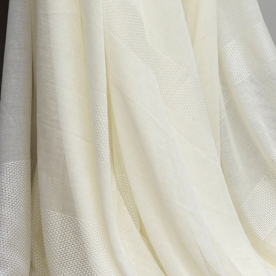 Neva V--30 Wholesale Decorative Linen Tulle Curtain Fabrics Living Room and Bedroom Curtains 5 Models 100% Polyester